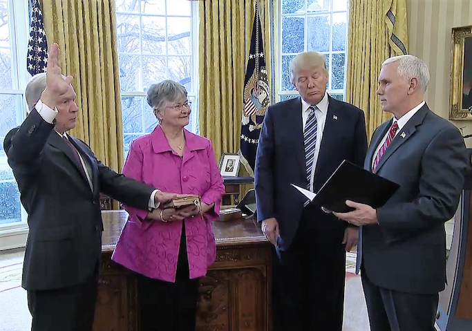 Jeff Sessions swearing in