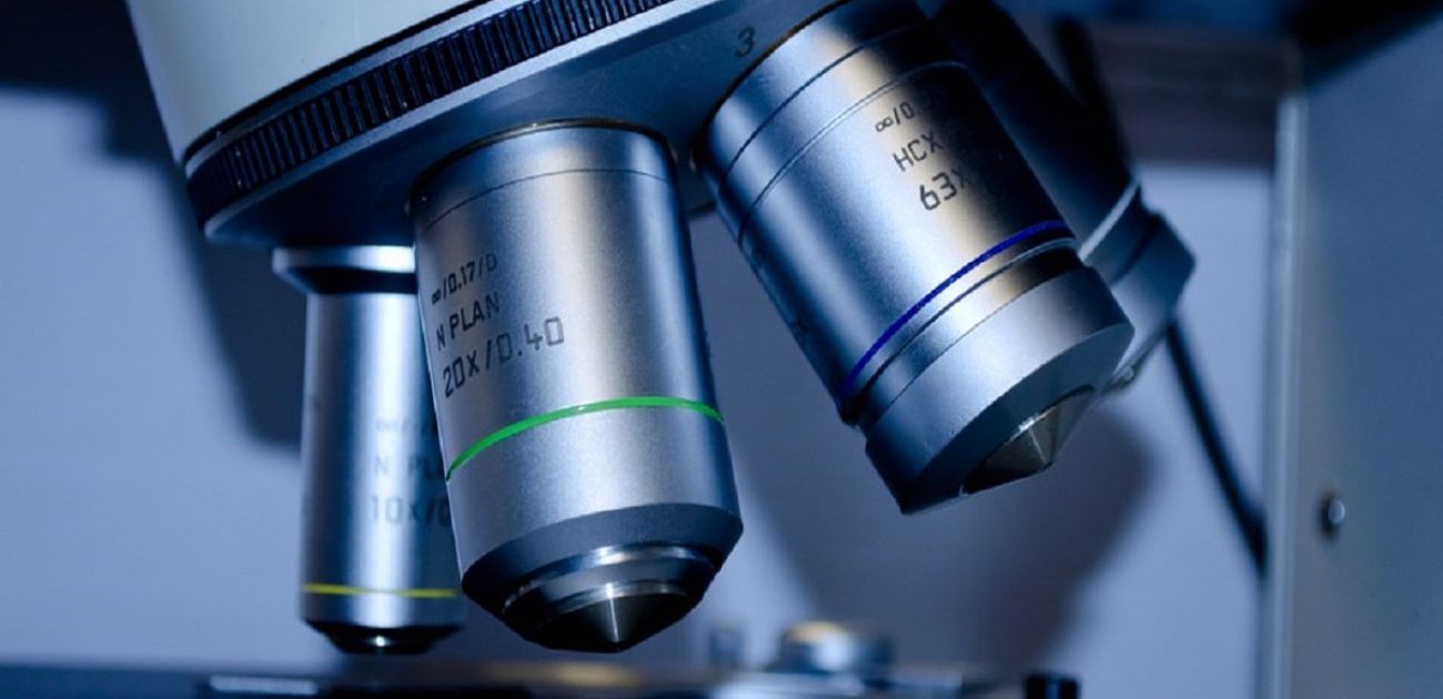 research lab microscope