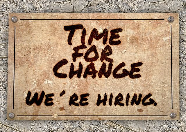 Time for Change We Are Hiring