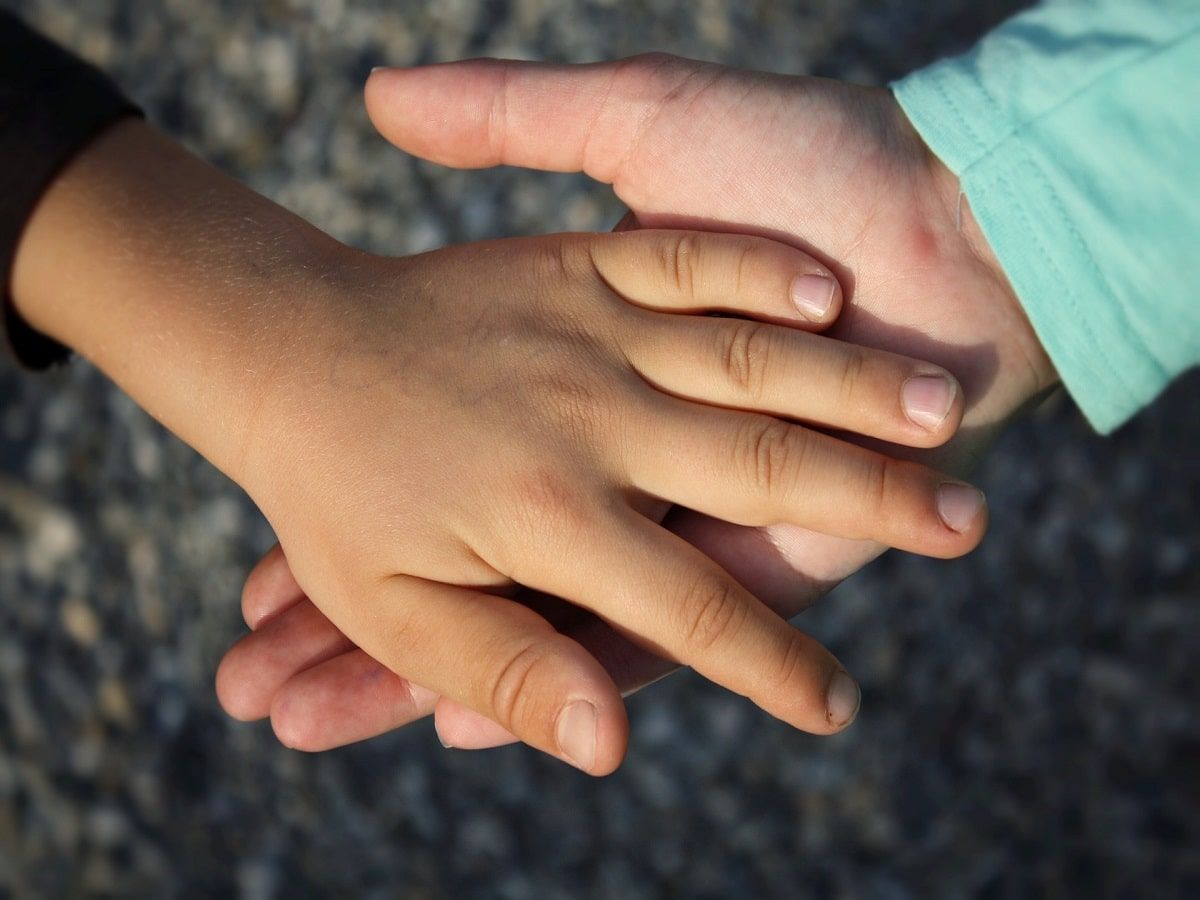 child kid youth hand