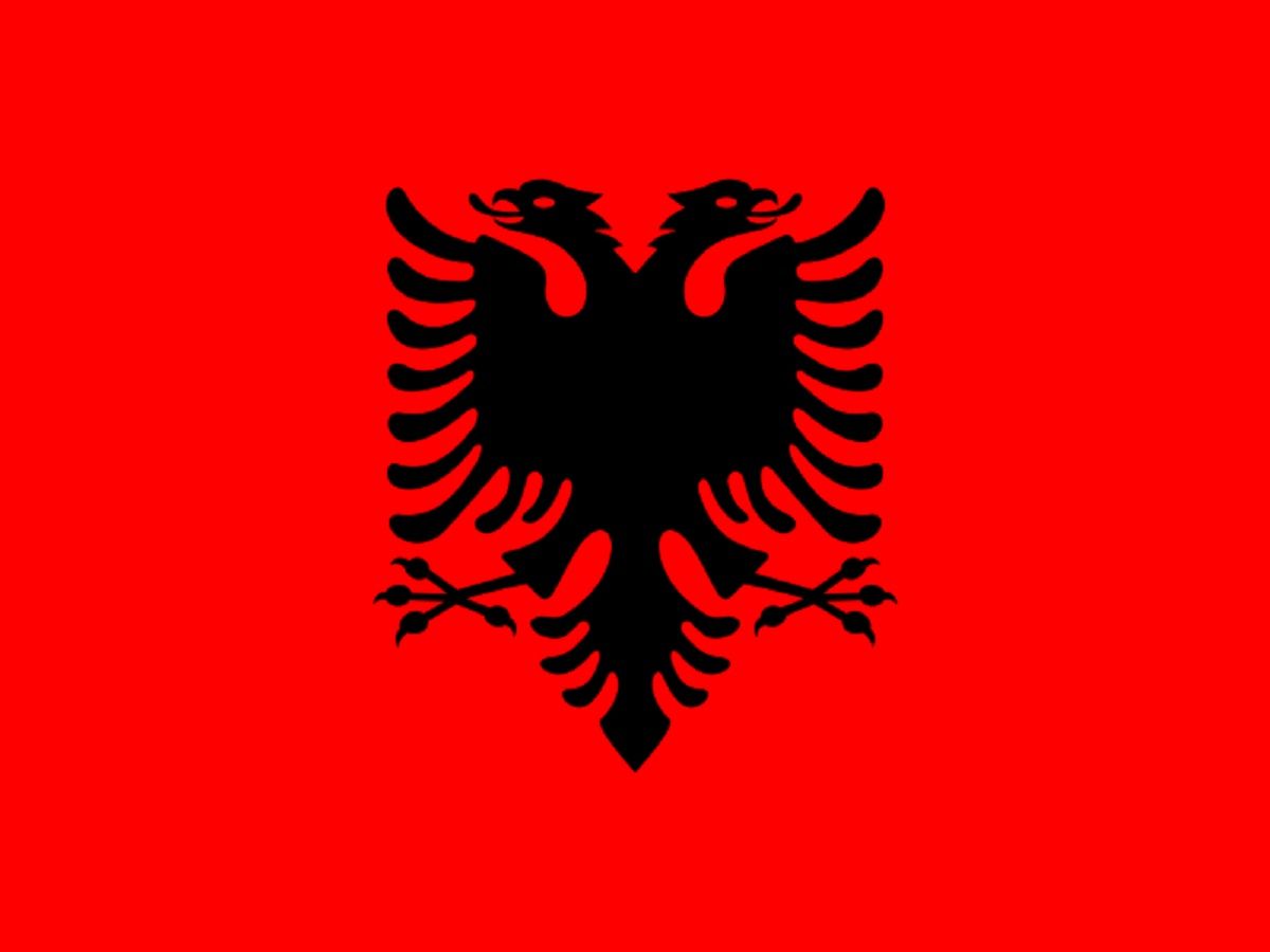 republic of albania flag