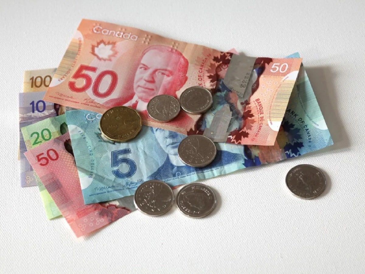 Canadian currency money Canadian currency money
