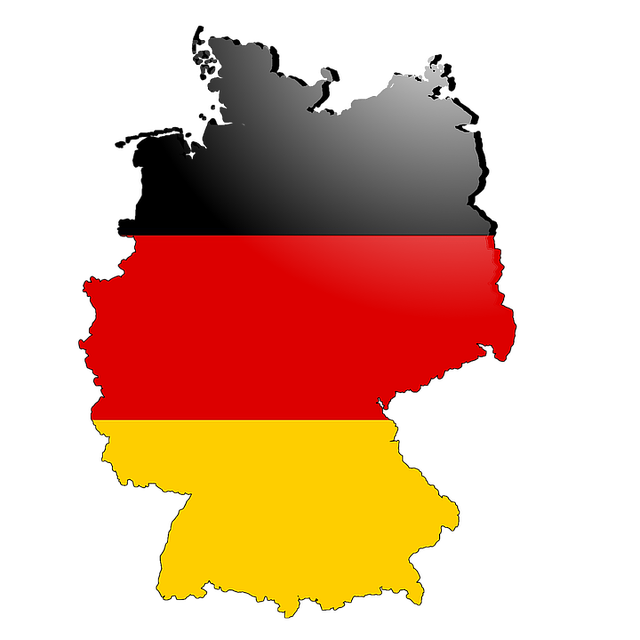 German flag country outline