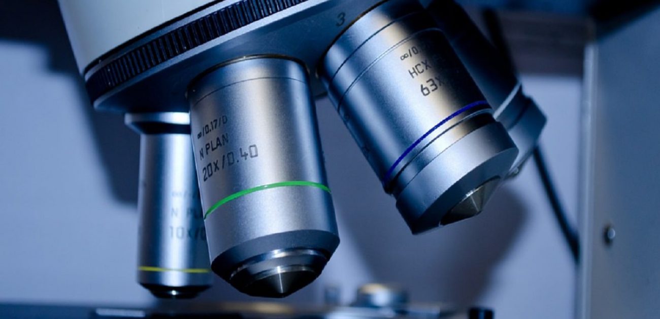 research lab microscope