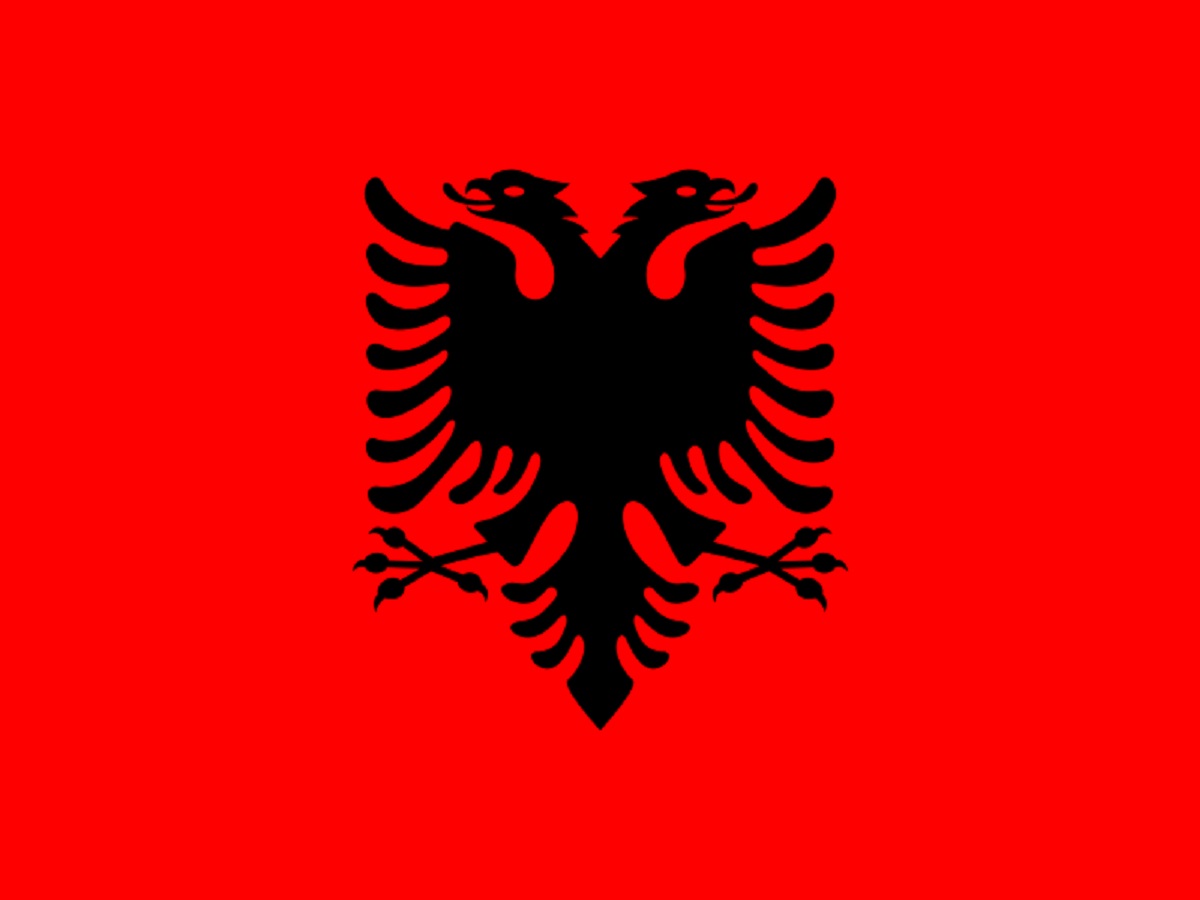 republic of albania flag