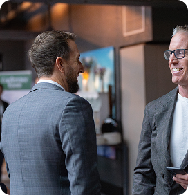 Talman House mingling