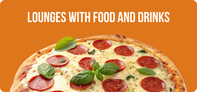 Lounges with food