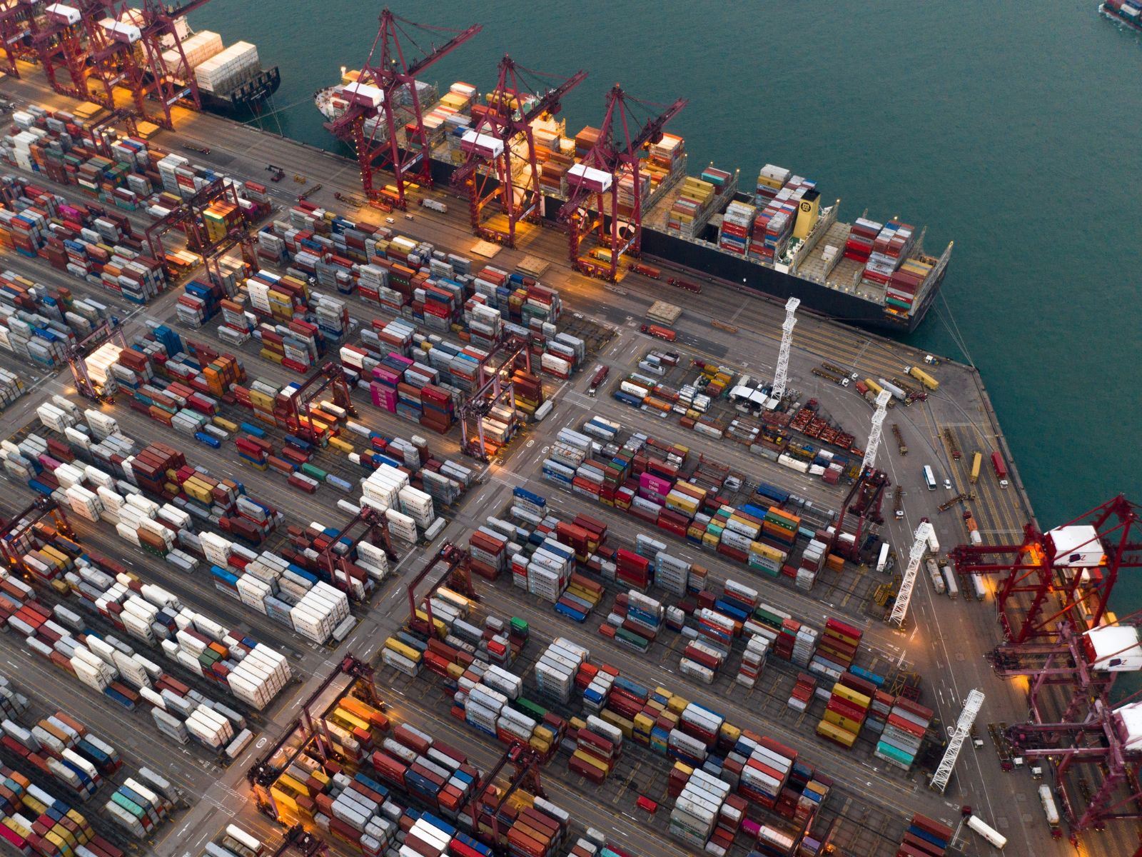 loading dock shipping cargo logistics